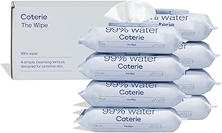 Baby Wipes for Sensitive Skin, Plant-Based and Plastic-Free Fibers, 99% Water, Hypoallergenic, pH Balanced, Unscented, Clean and Gentle Baby Essentials, 8 Pack, 448 Count