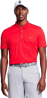 Sponsored Ad - Men's Performance Golf Grid Short Sleeve Stretch Polo Shirt-Legacy