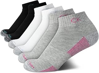 Sponsored Ad - Women's Quarter Socks - 6 Pack Cushioned Athletic Ankle Socks for Women - Women's Sports Socks (Size: 4-10)