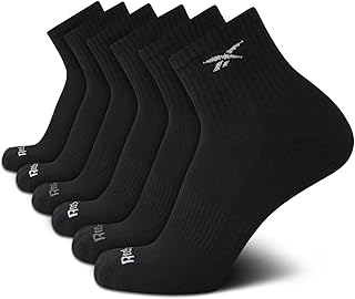 Men’s Athletic Socks – Cushion High Quarter Cut Socks (6 Pack)