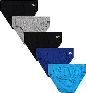 Low Rise Mens Briefs - 5 Pack Soft Cotton Underwear with Supportive Contour Pouch - Supportive Fit for Everyday Wear