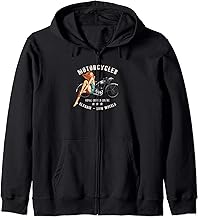 Royal Enfield Wdre Vintage WW2 Girls' Pin Up Zip Hoodie