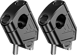 Sponsored Ad - Aluminum Alloy 7/8” (22mm) Motorcycle Handlebar Risers, Universal Handlebar Mount Clamp Risers Compatible with Dirt Pit Bike