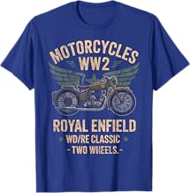 Royal Enfield WD/RE Classic Motorcycle WW2 T-Shirt