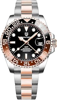 Pagani Design 1662 GMT Men's Automatic Mechanical Watch Top Grade Stainless Steel Sapphire Glass Diver Sports Men's Watch 40mm Date 100M Waterproof reloj Hombre