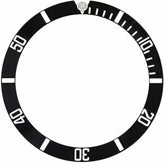 Aluminum Bezel Insert 16800-81, 16610 16800 Compatible With Rolex Submariner Black