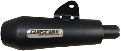 Exhaust (BLACK) Compatible with Royal Enfield HUNTER 350