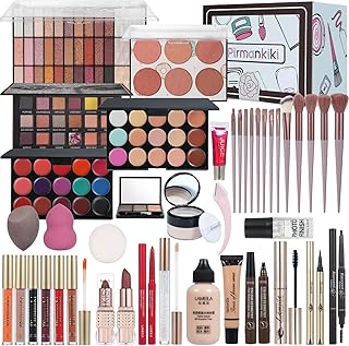 Sponsored Ad - All in One Makeup Kit for Women Full Kit, Makeup Gift Set for Girls & Teen, Travel Makeup Set, Professional Makeup Kit Includes Kit Eyeshadow Lipstick Brow Pencil Eyeliner Brush Set (se