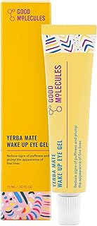 Yerba Mate Wake Up Eye Gel - Hydrating Under Eye Gel Cream with Hyaluronic Acid and Caffeine - Target Dark Circles and Puffiness - Skin Care for Face