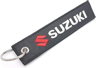Motorcycle Key Tag Embroidered Keychain Key Ring Motorcycles Bike Biker Key Chain for Suzuki Car Auto Accessories