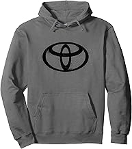 Iconic Distressed Black Logo Pullover Hoodie