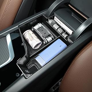 Center Console Organizer Tray Compatible with Volvo XC60 (2018-2025) / XC90 (2021-2024) / S90 S60 (2020-2025) V60 V90 Accessories, Insert Armrest Tray Middle Console Organizer